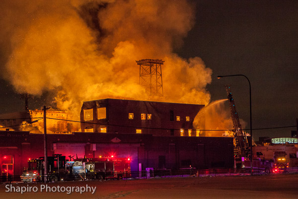 photos of massive warehouse fire in Cicero IL 1-21-14 larry Shapiro photography